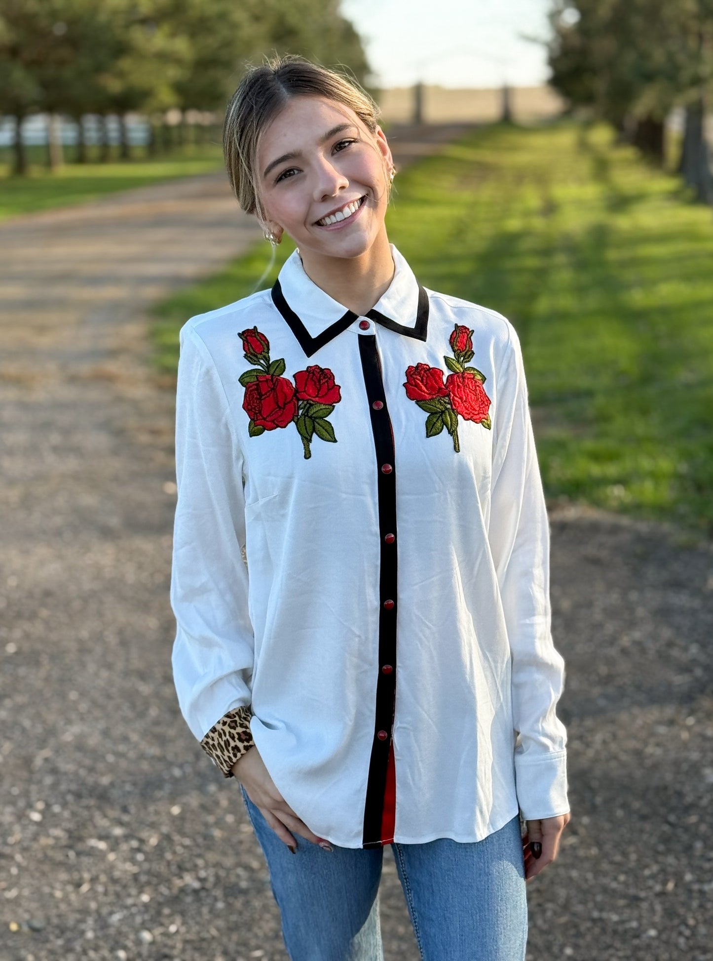 Ariat - Rodeo Quincy LS Shirt - White