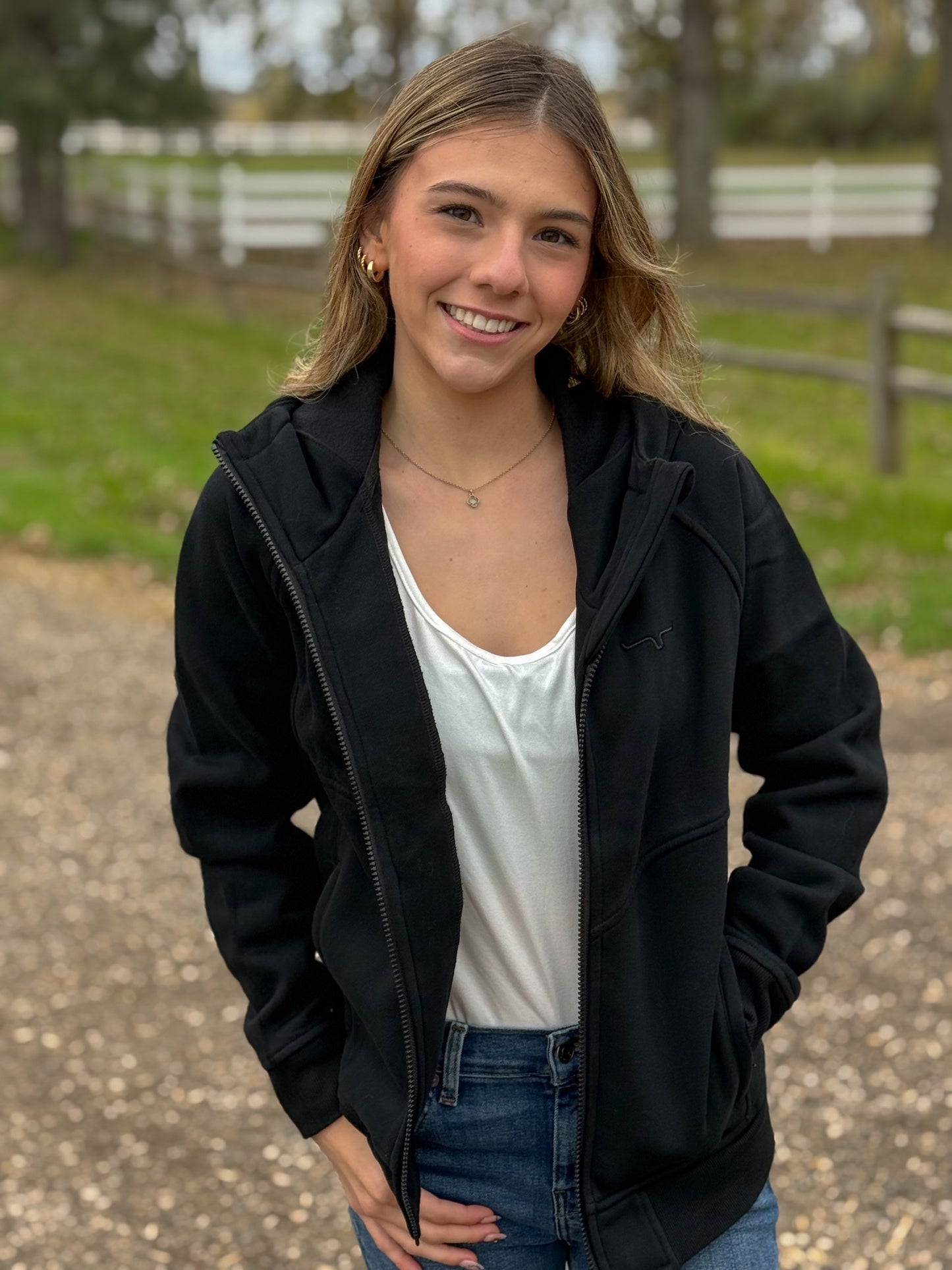 Kimes Ranch - Emma Hoodie - Black