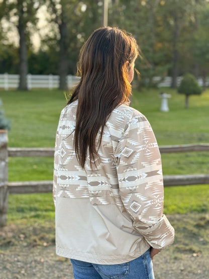 Ariat - Womens Whisper Pullover Jacket - White Pepper