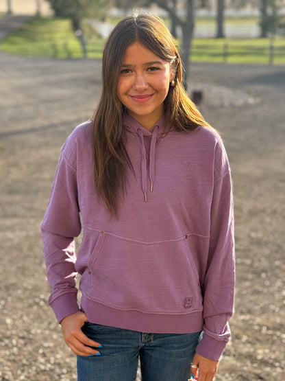 Kimes Ranch - Tess Western Hoodie - Plum
