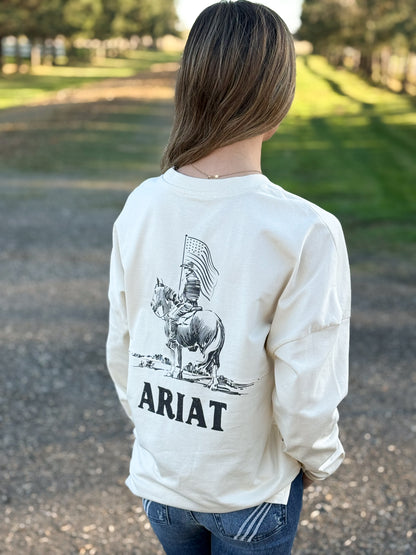 Ariat - Womens True West Long sleeve - Summer Sand