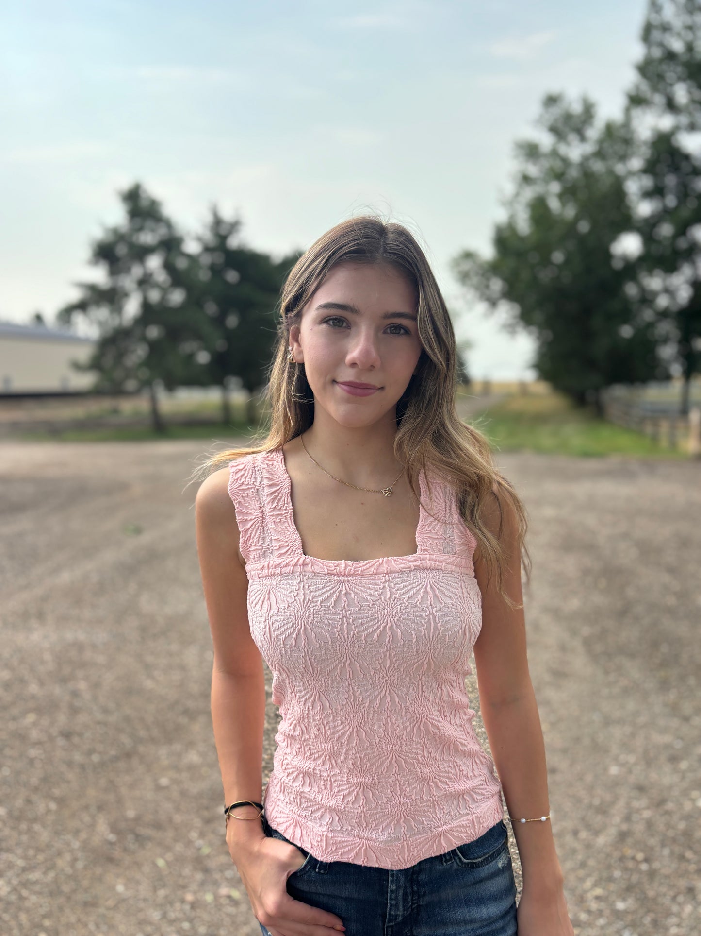 Floral Tank (Pink)