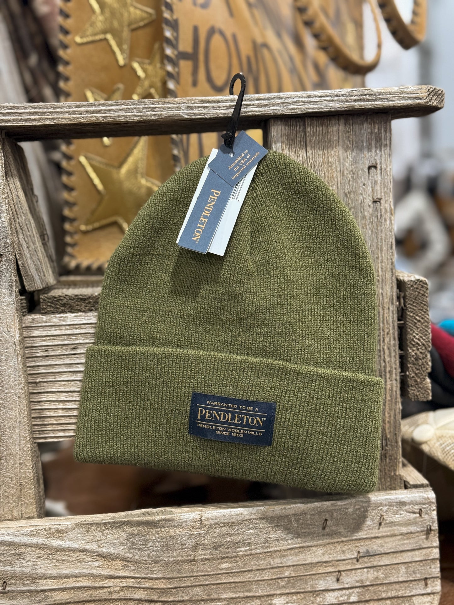 Pendleton Beanie - Army Green