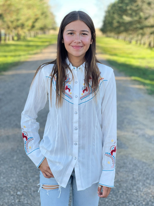 Ariat - Martina Snap Shirt White - Womens