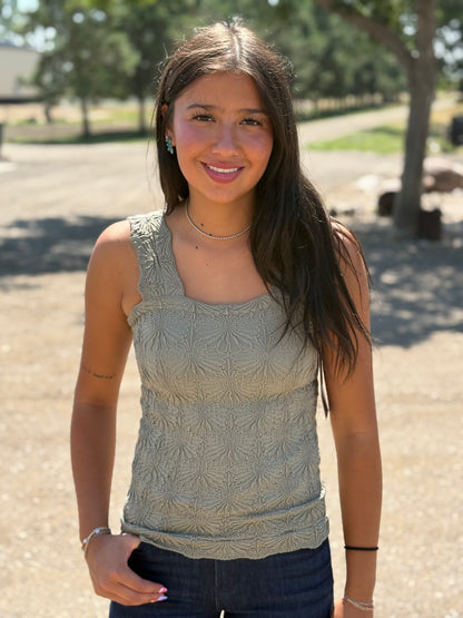 The Dupe Tank - Olive Green