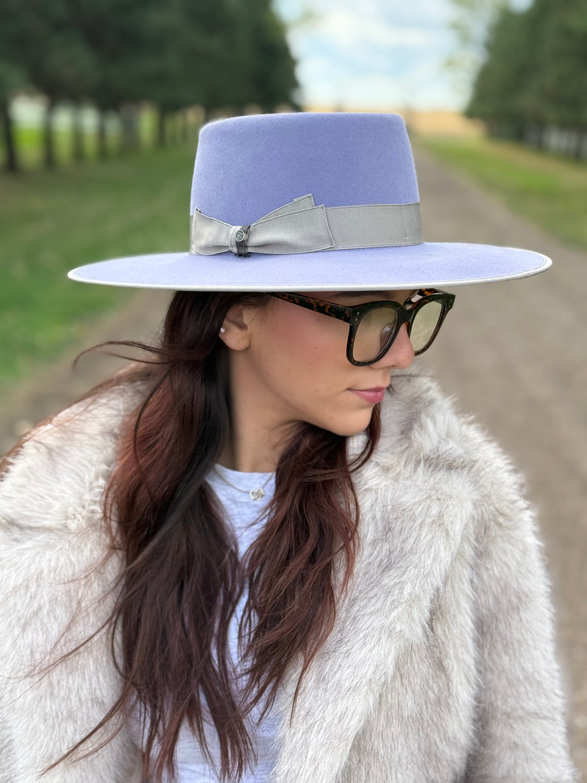 Tacchino Hat - Lilac - Grey Band