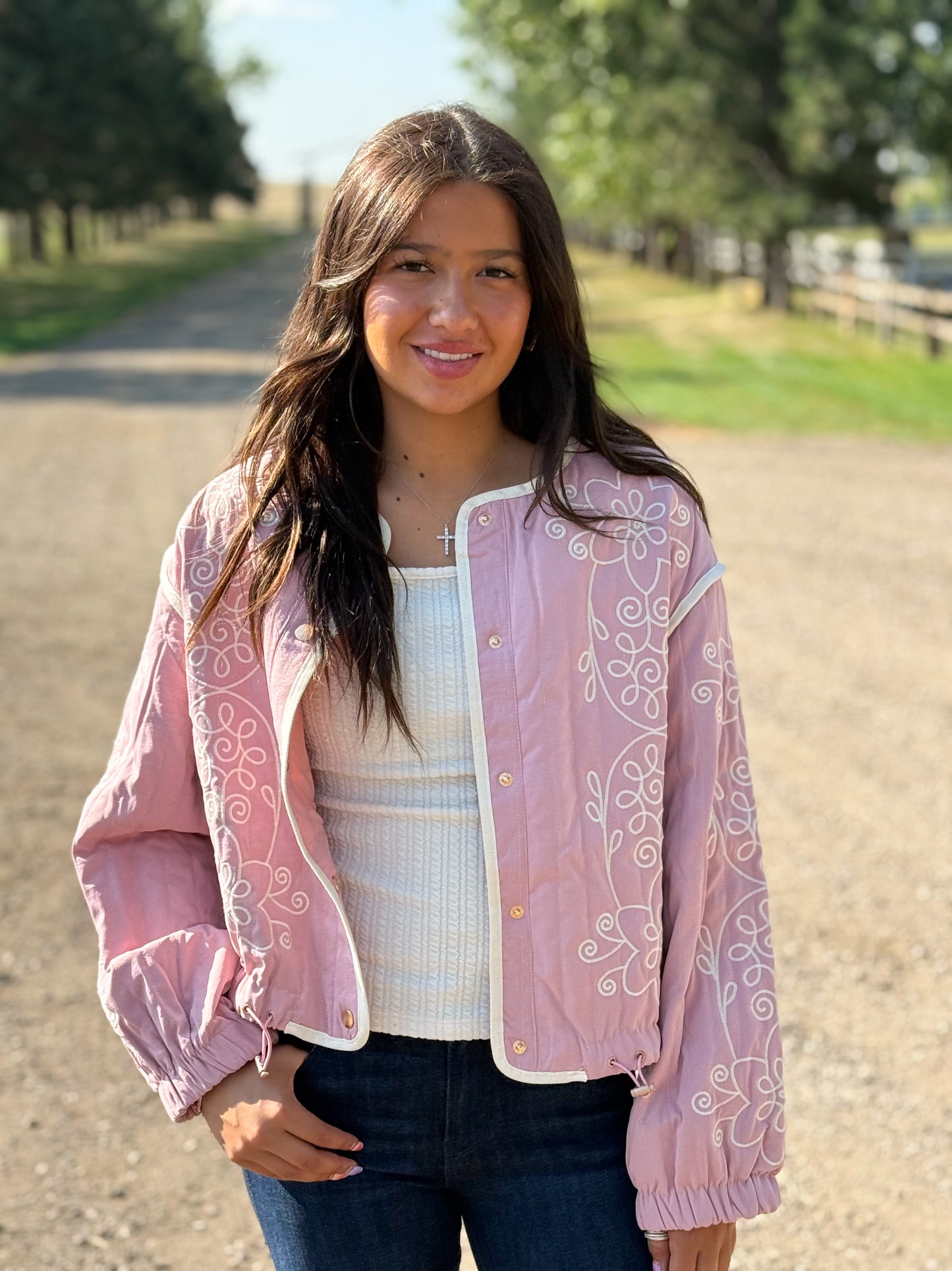 Pink Flower Jacket