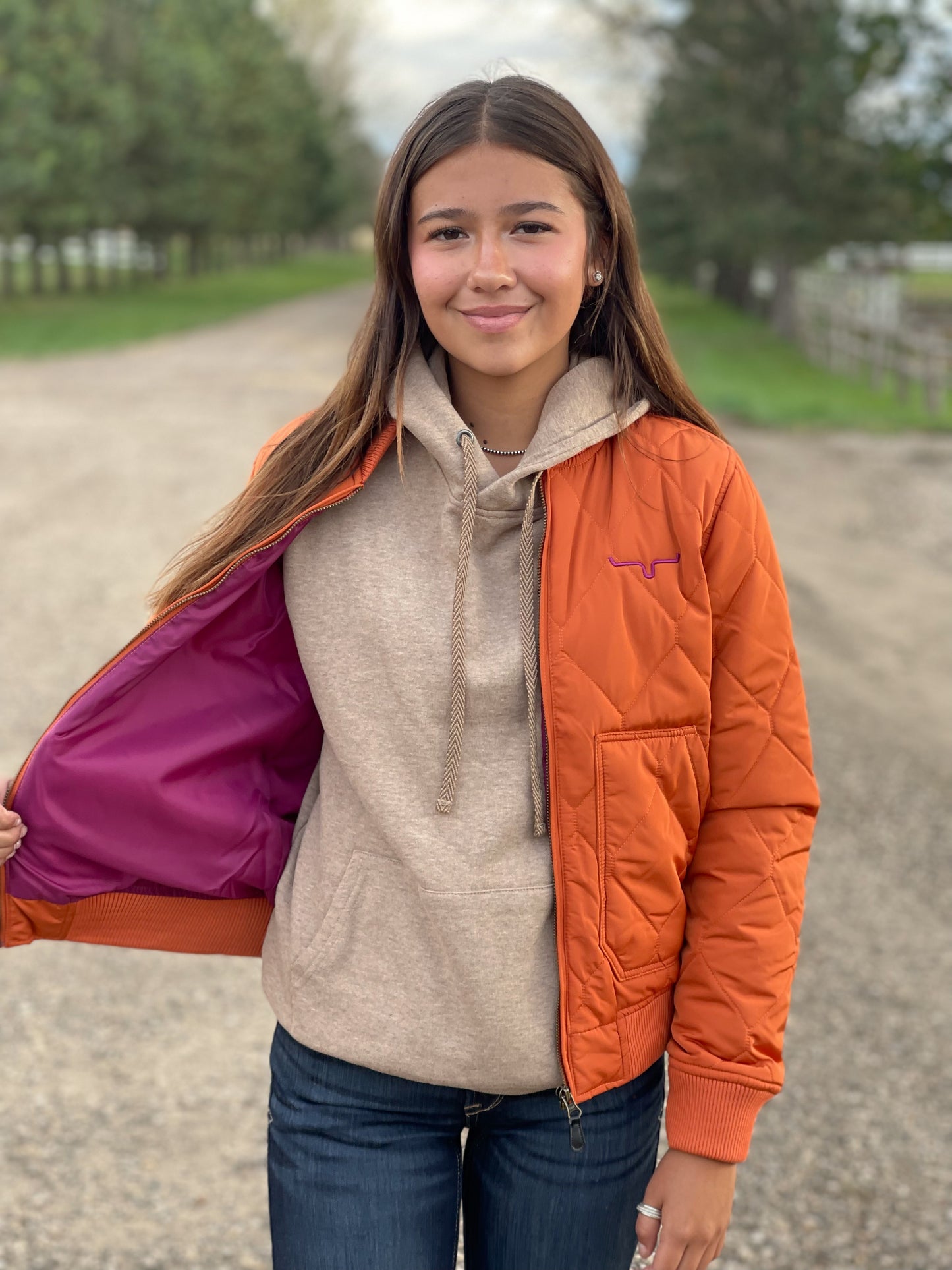 Kimes Ranch - Marinos Bomber Jacket - Burnt Orange