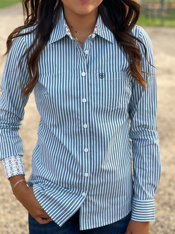 Ariat - Women’s Kirby Stretch Shirt - Capri Stripe