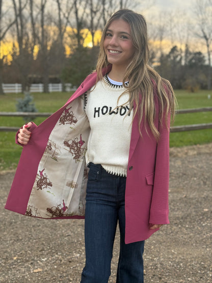 Ariat - Ella Blazer - Dry Rose