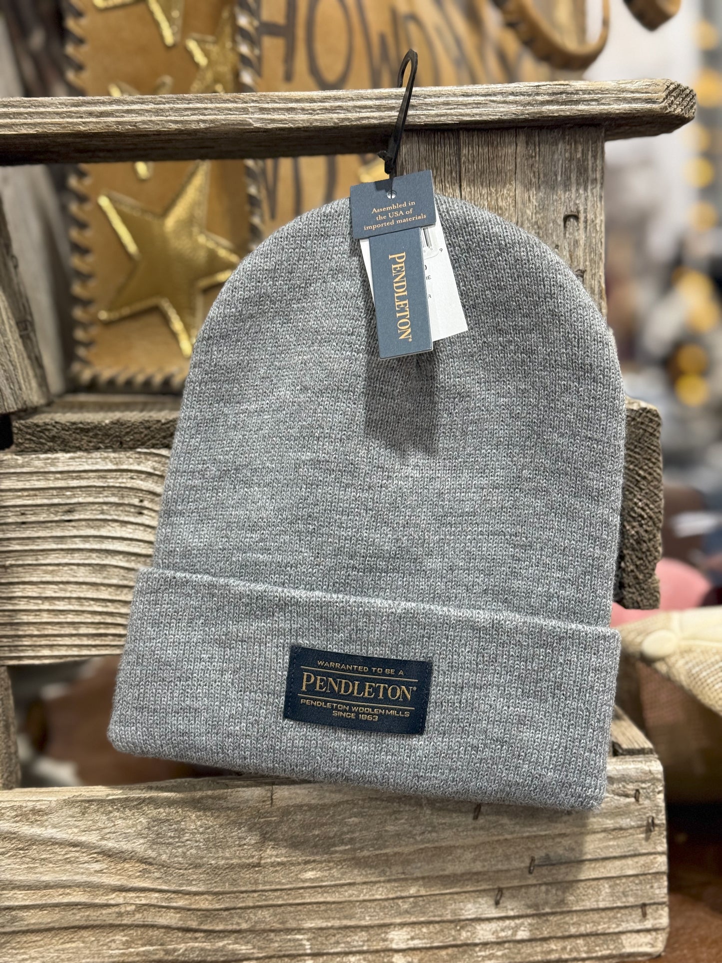 Pendleton Beanie - Light Gray Heather