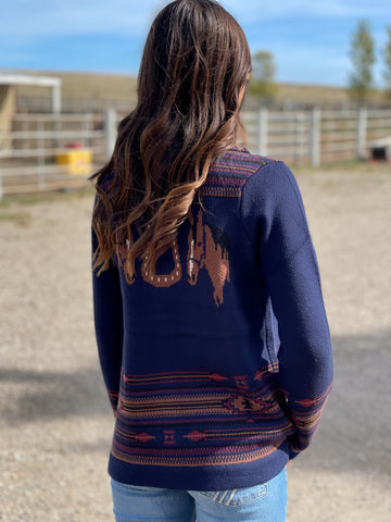 The Langley Sweater - Navy