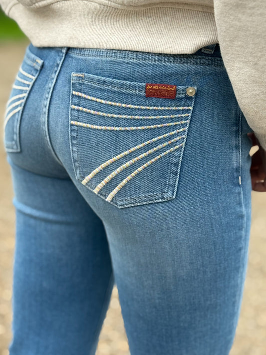 7 For All Mankind - Dojo Blue Haven (3NY) 34.5” & 36” Inseam