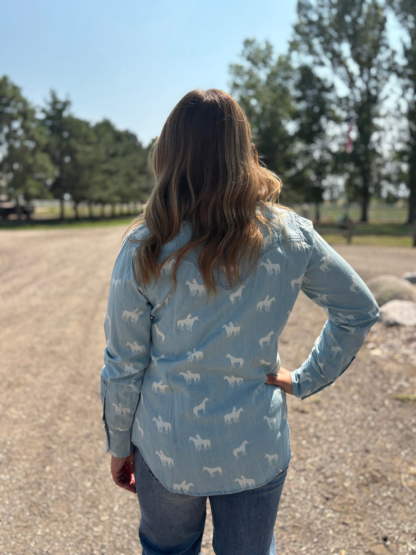 Tasha Polizzi - Women’s Blue Maxine Shirt