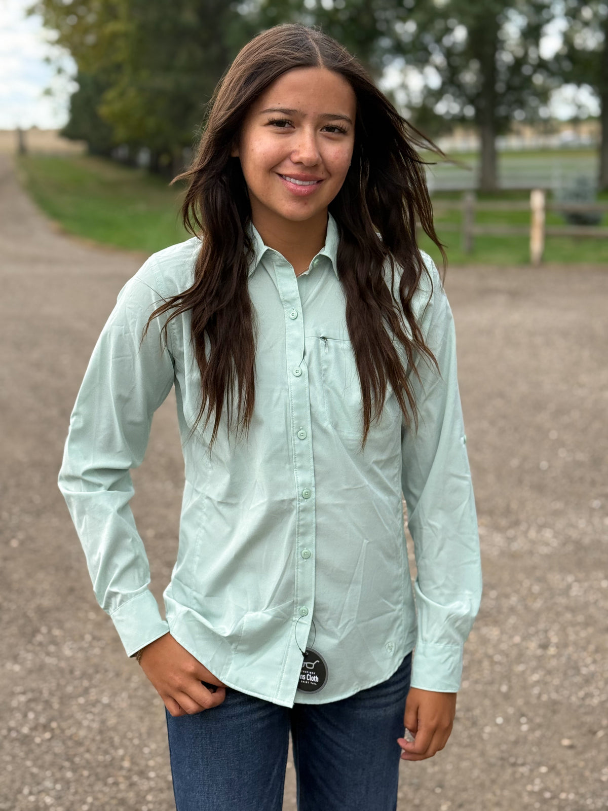 Ariat - Women’s Venttek LS Shirt - Silt Green