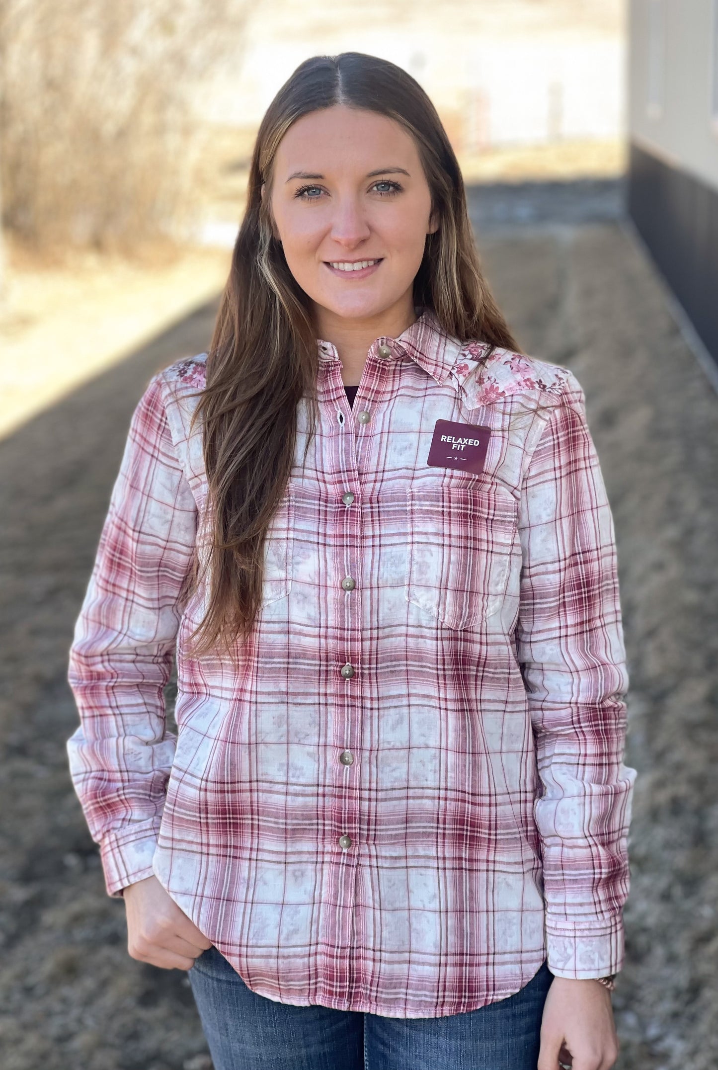 Ariat - Billie Jean Shirt - Willa Plaid Floral