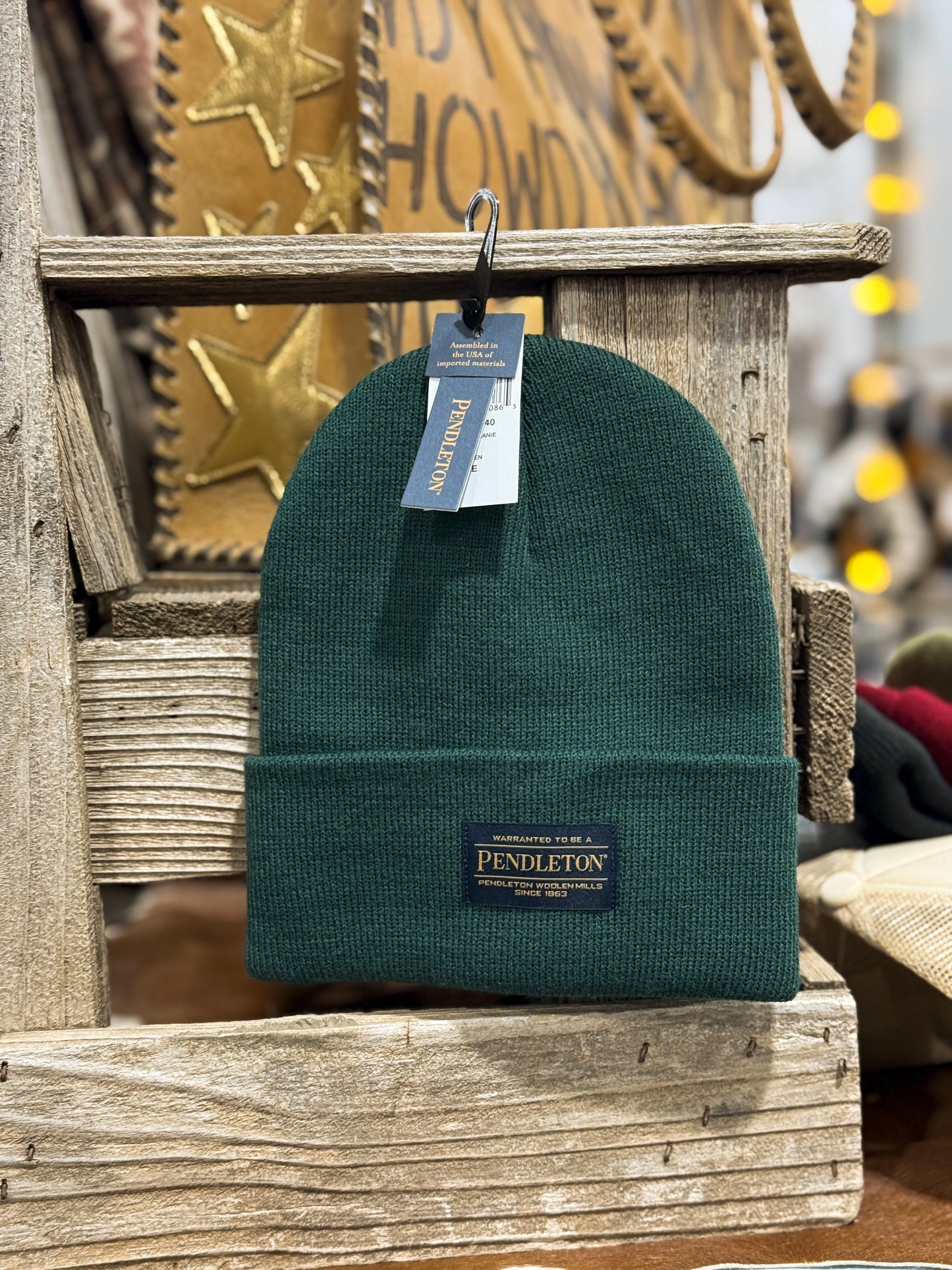 Pendleton Beanie - Hunter Green