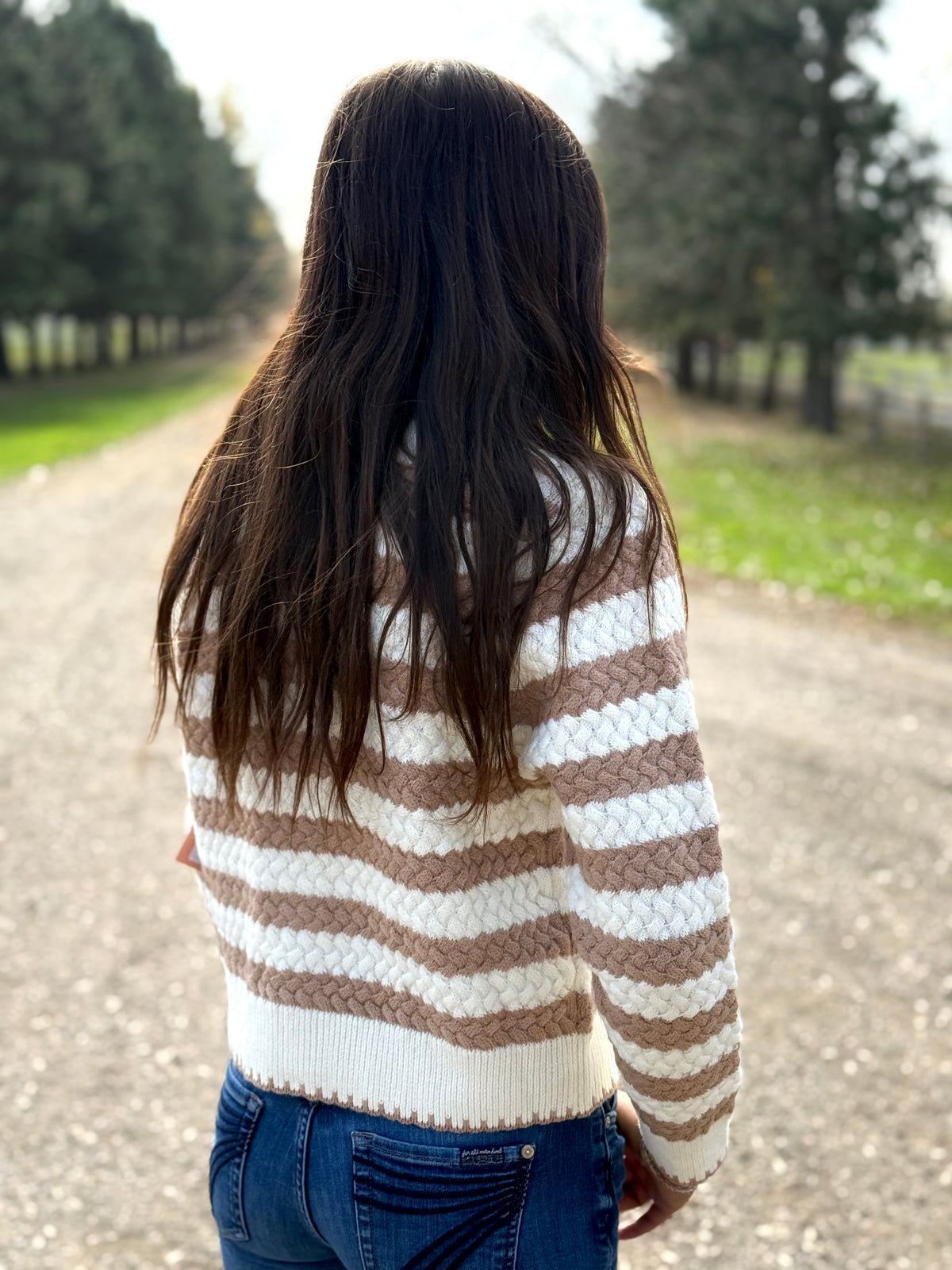 The Mia Striped Cardigan