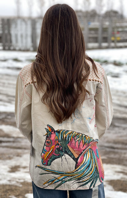 Double D Ranch - Horse Shirt Jacket