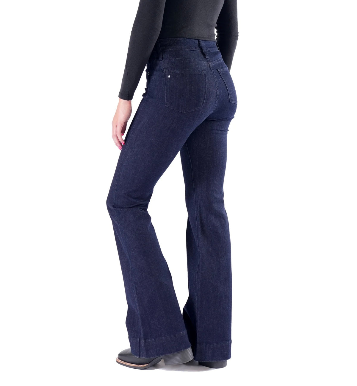 HAALA - Bella Trouser - Midnight: Navy Stitch