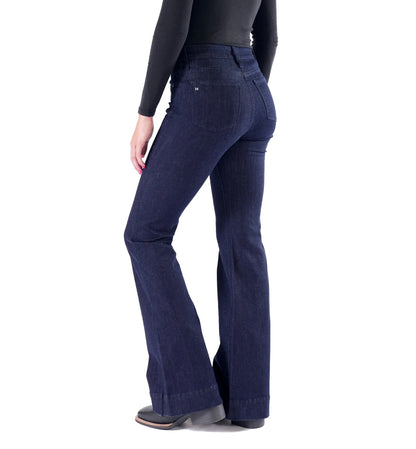 HAALA - Bella Trouser - Midnight: Navy Stitch