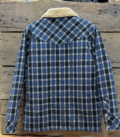 Kimes Ranch - Men’s Big Horn Jacket - Blue Plaid