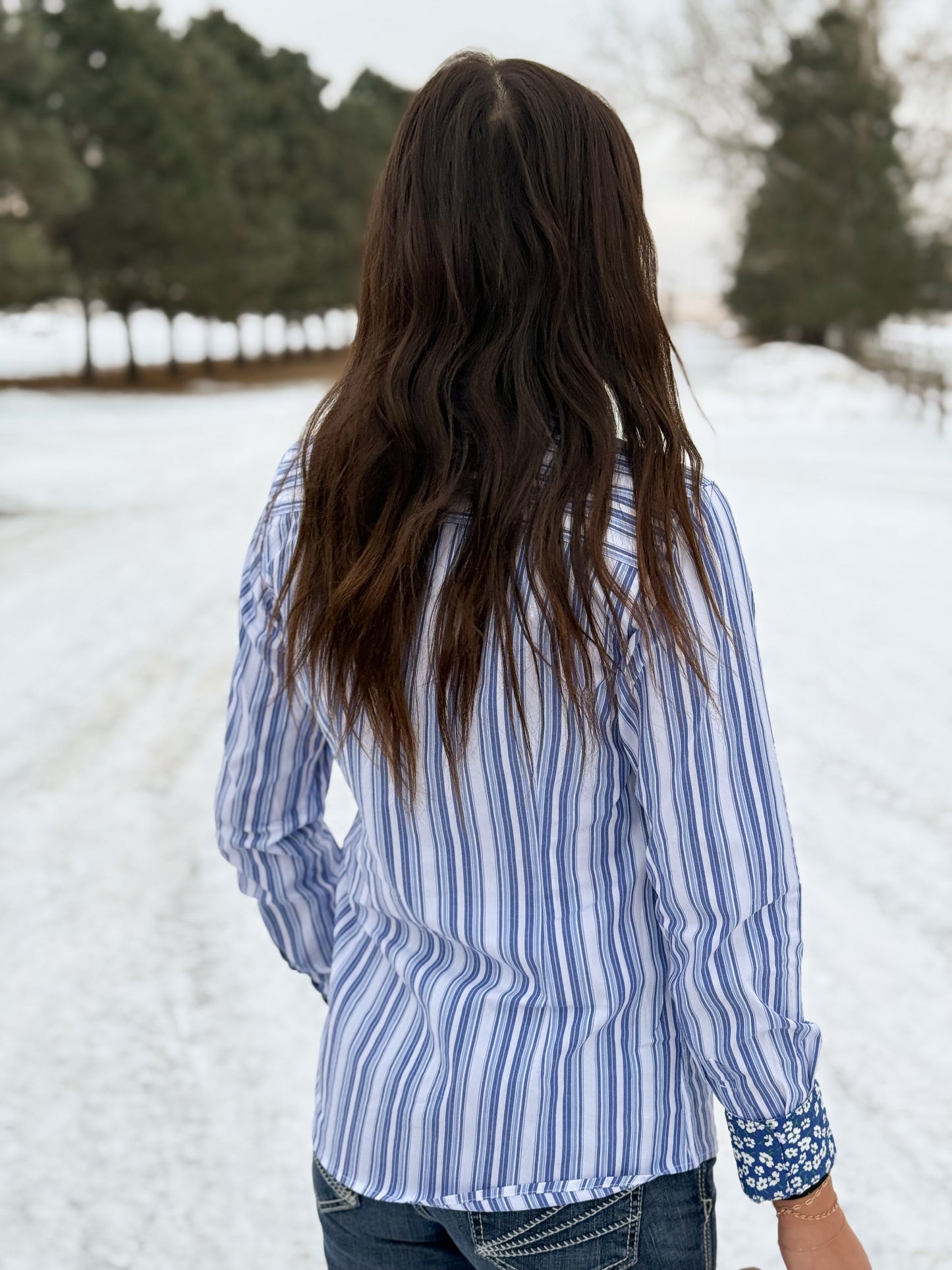 Ariat - Women’s - Kirby Cobalt Stripe Shirt