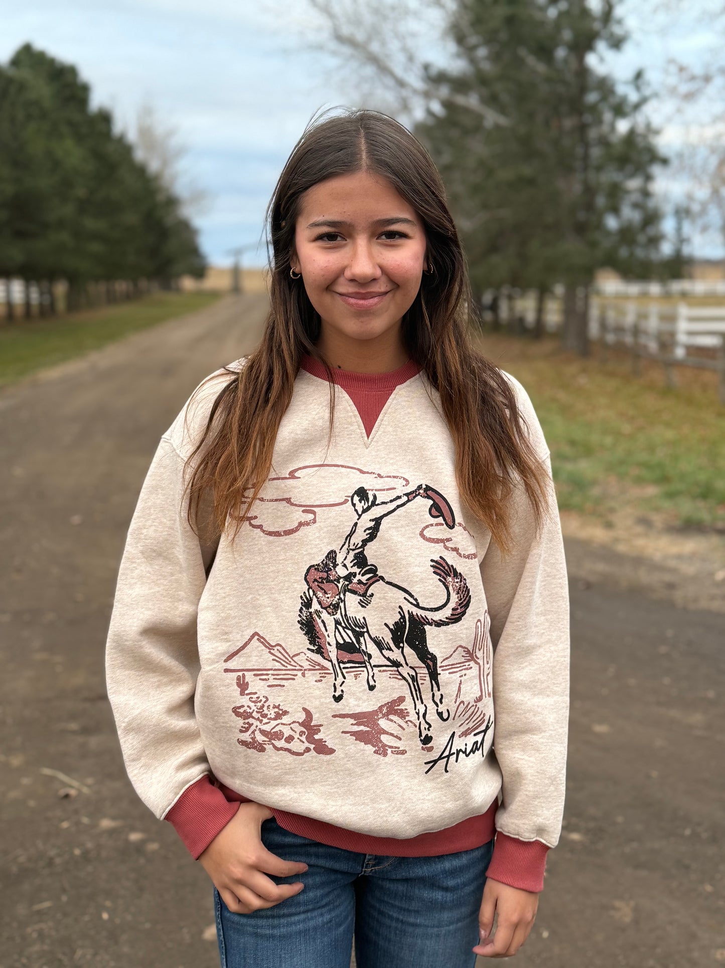Ariat - Roughstock Oversized Crew Sweatshirt