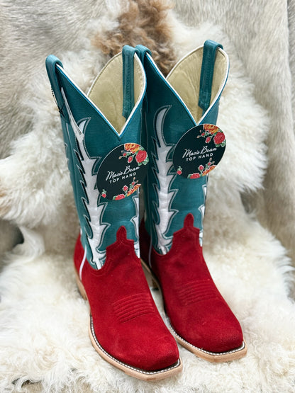 Macie Bean Red Suede Boots