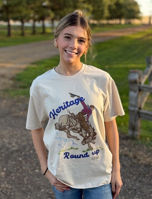 Ariat - Women’s Heritage T-Shirt - Ancient Scroll