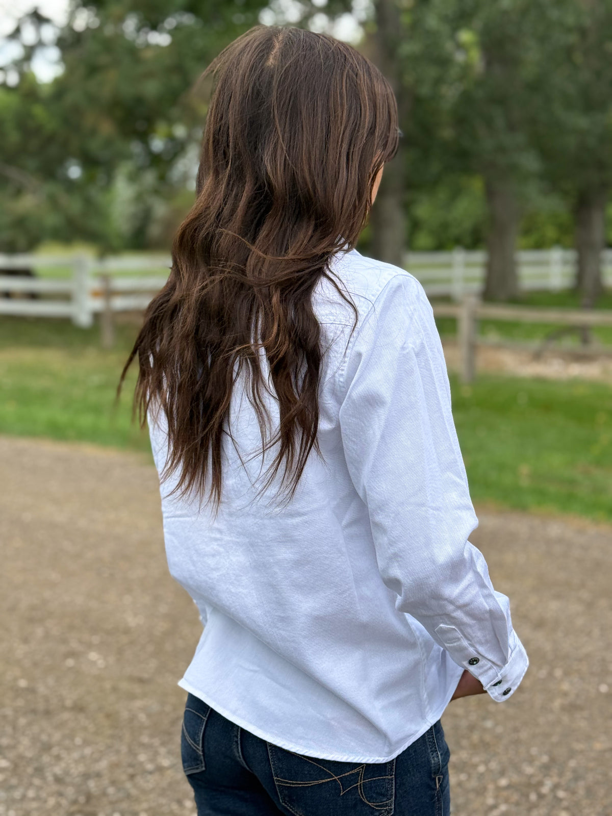 Ariat - Women’s Silver Horizon Snap Shirt - White