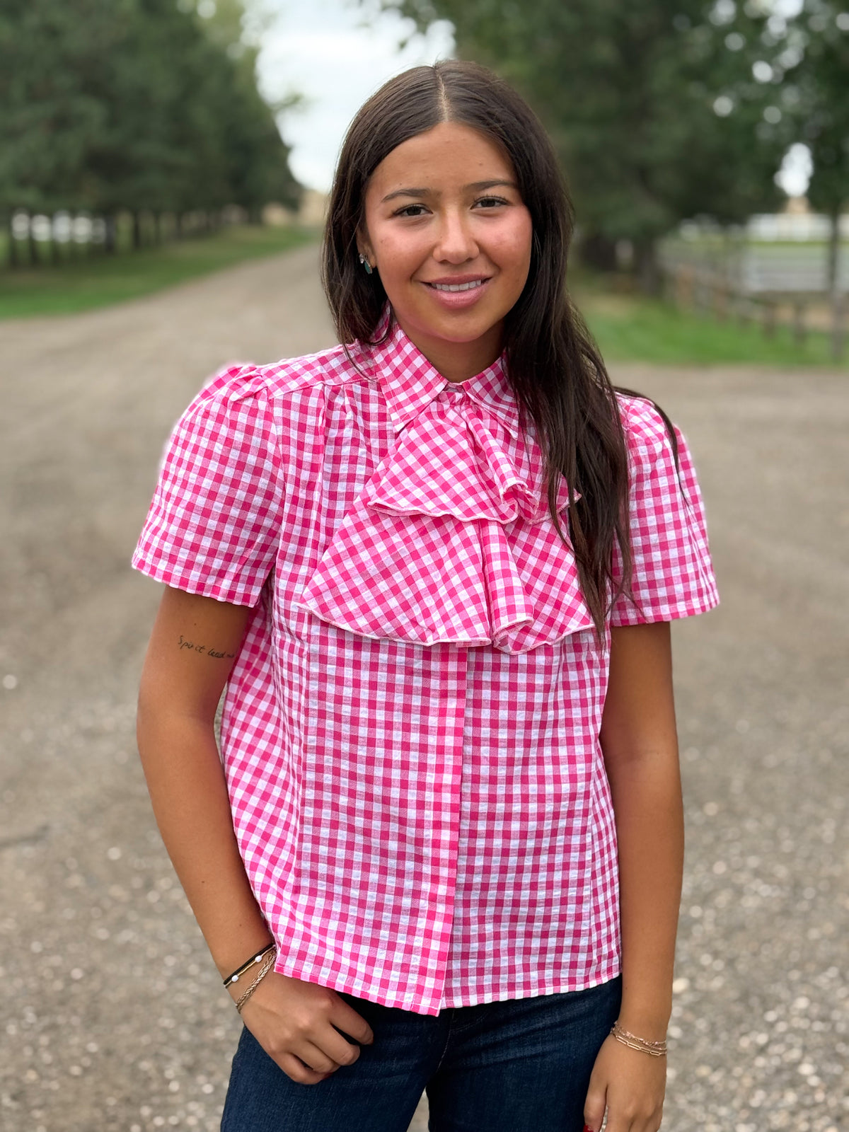 The Daisy Gingham Top