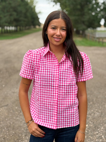The Daisy Gingham Top
