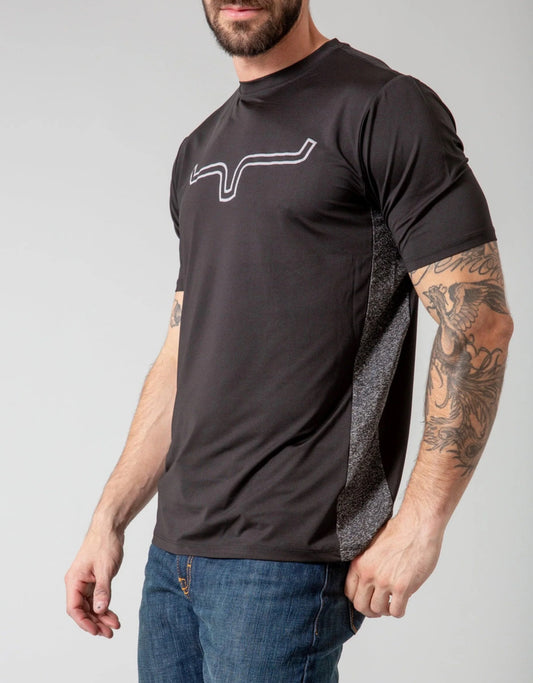 Kimes Ranch Men’s Phase 2 Tech Tee - Black