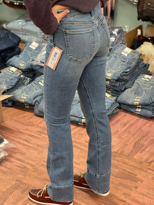7 For All Mankind JEN7 High Hem Bootcut Jeans