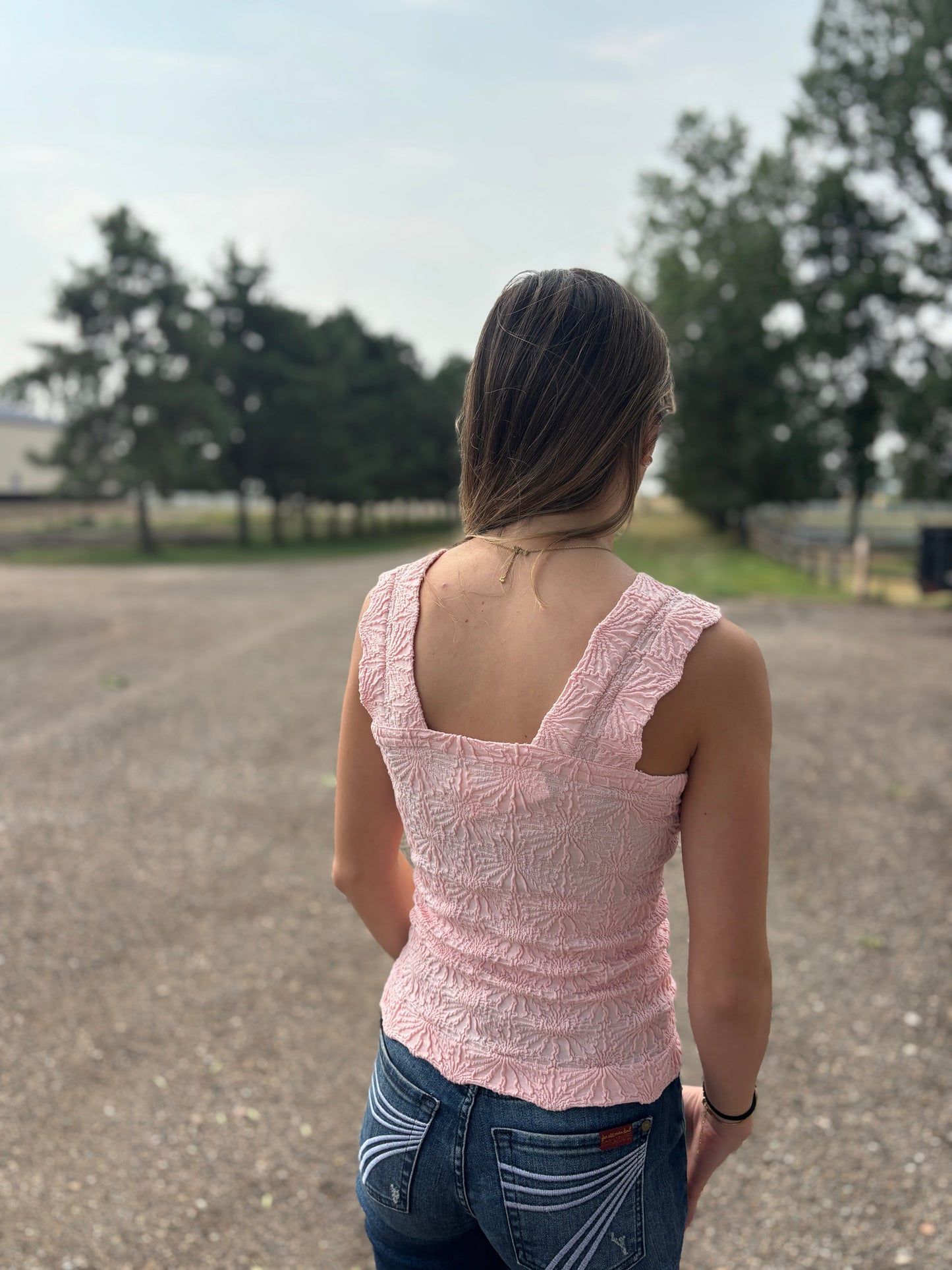 Floral Tank (Pink)