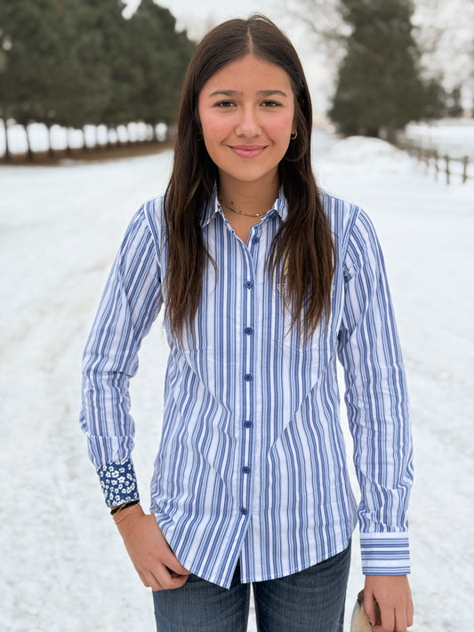 Ariat - Women’s - Kirby Cobalt Stripe Shirt