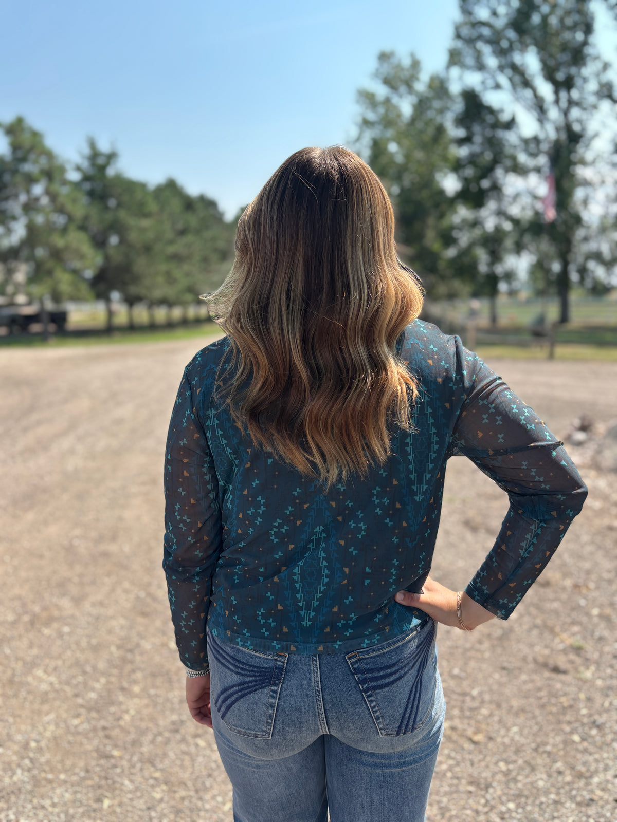 Tasha Polizzi - Lyra Top Peacock