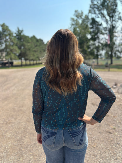 Tasha Polizzi - Lyra Top Peacock