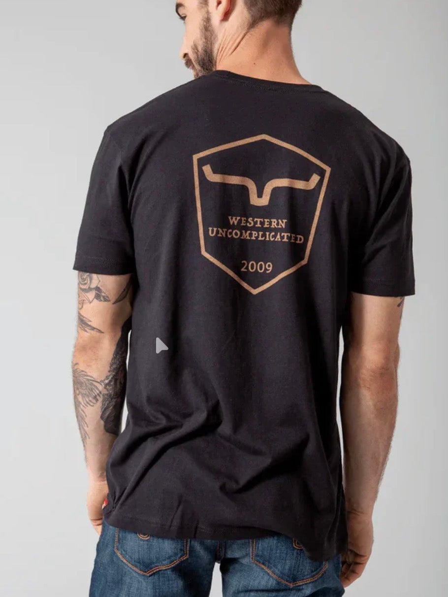 Kimes Ranch Men’s Shielded Trucker Tee - Black