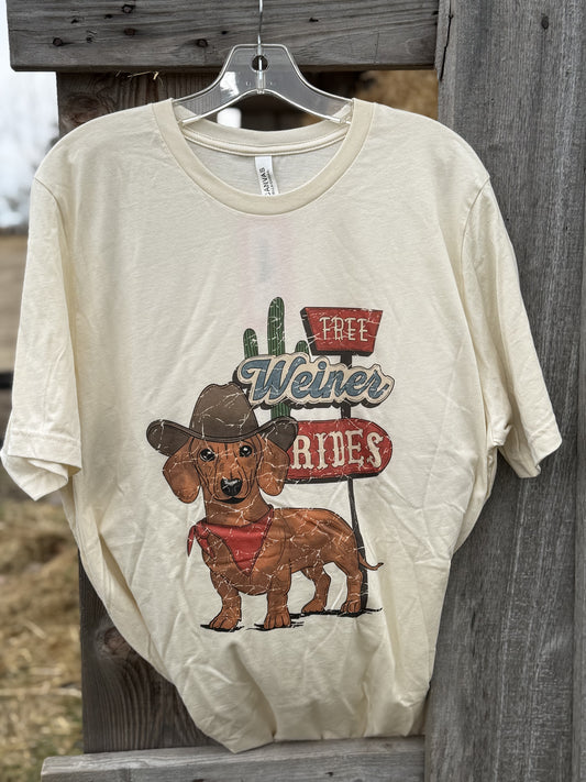 The Free Wiener Rides Tee