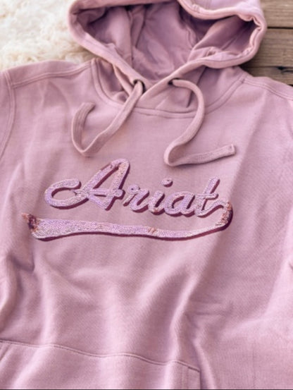 Ariat - Sequin Hoodie - Rose Heather