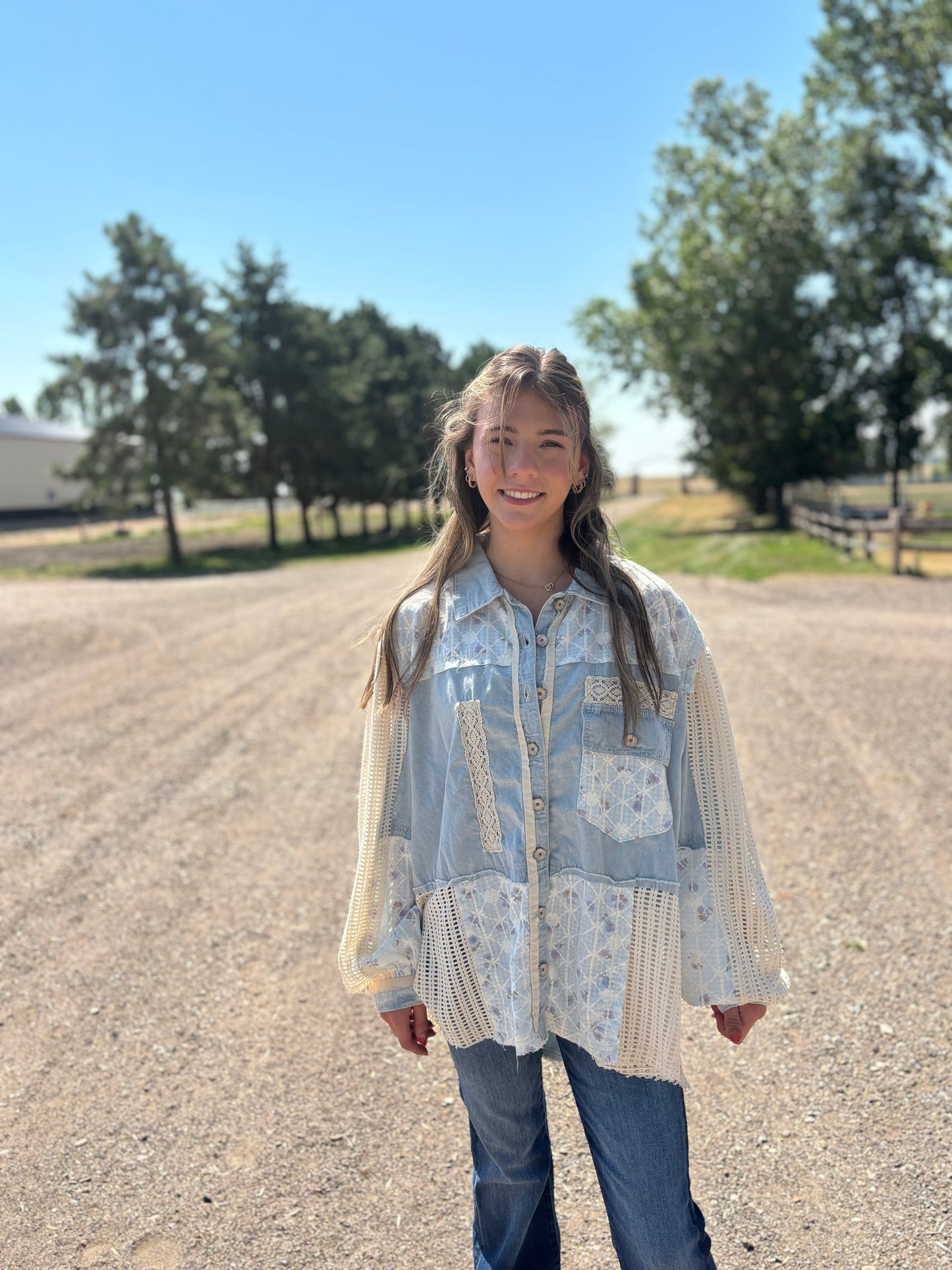 The Bee Oversized Top