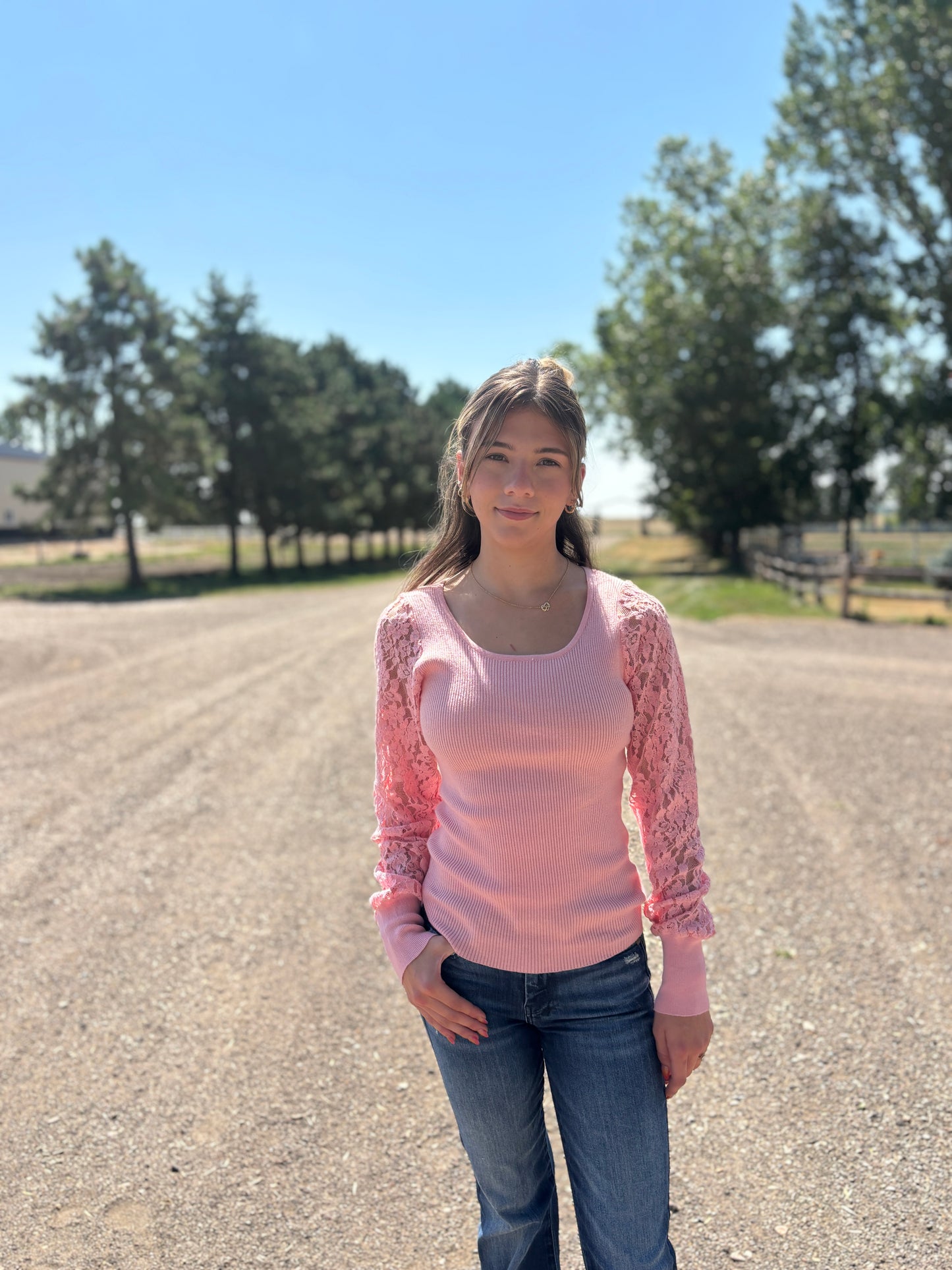 The Rylee Top - Blush