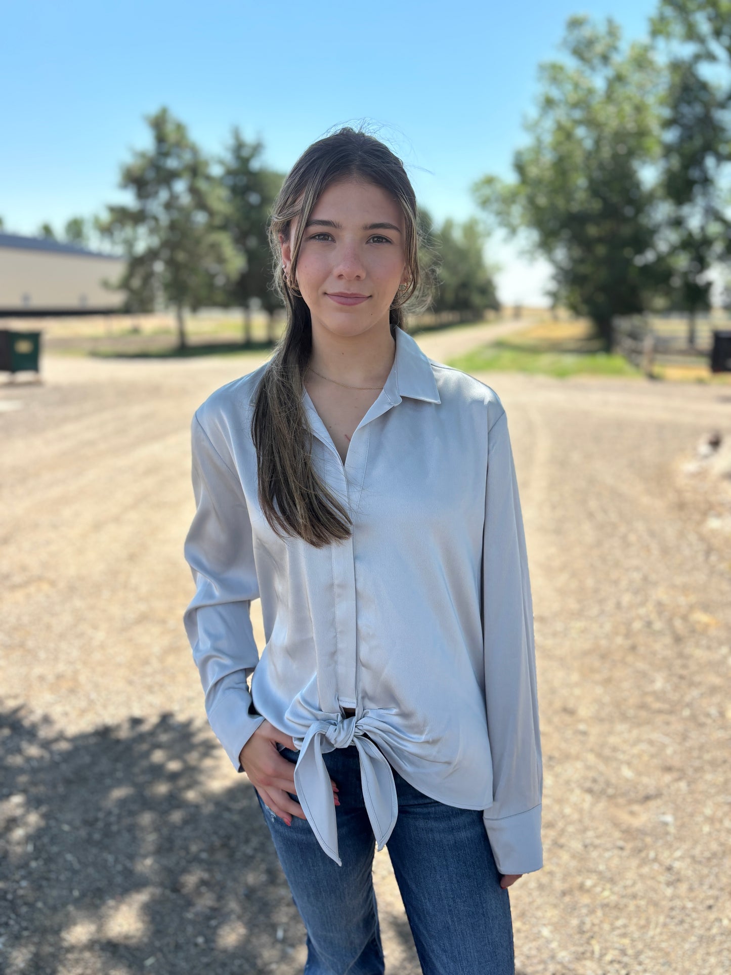 Ariat - Satin LS Top