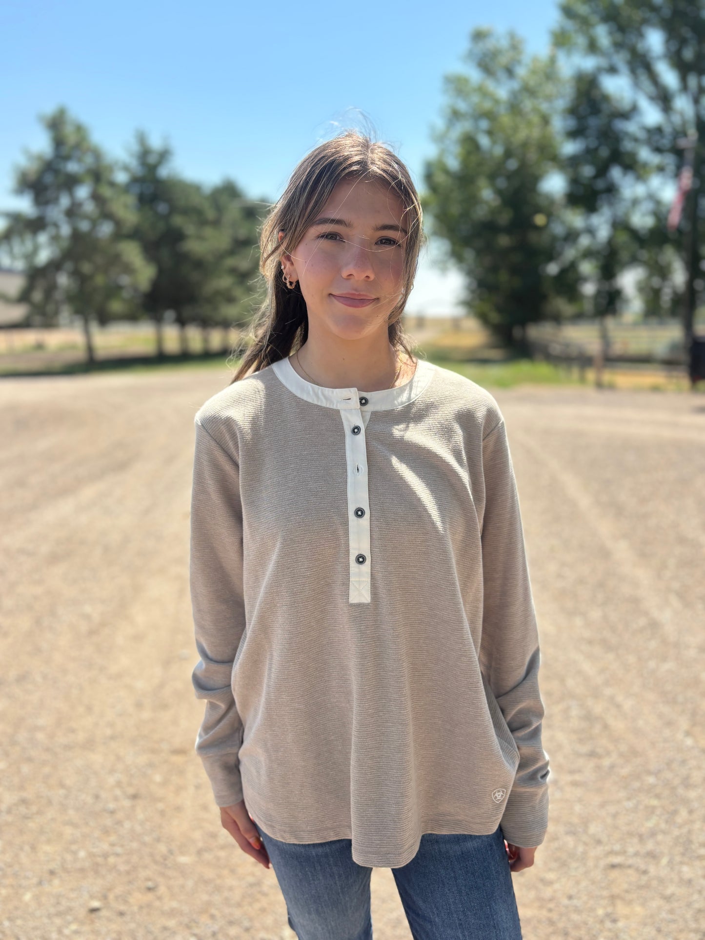 Ariat - Prairie Henley LS Top