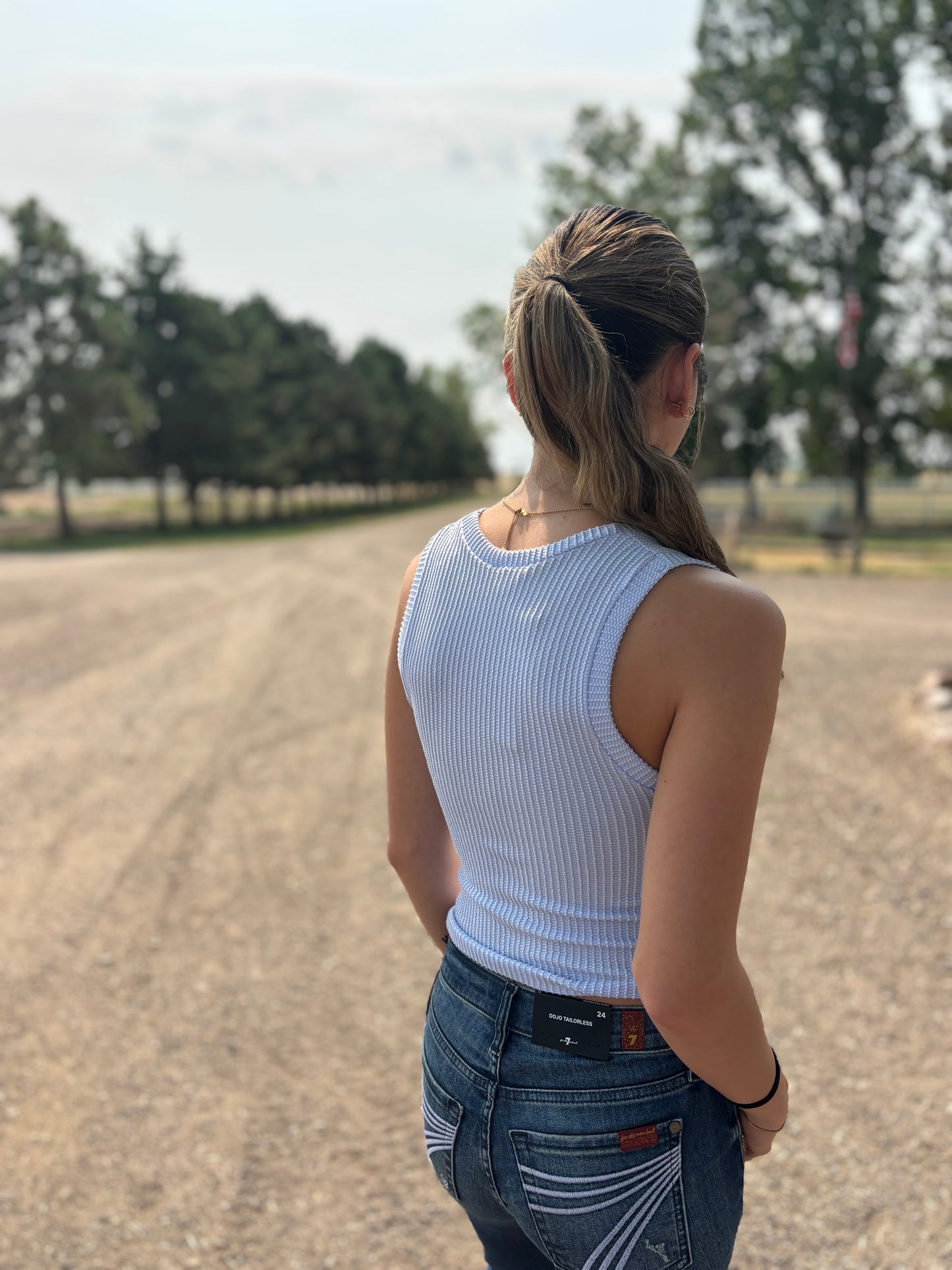 The Lavender Crop Top
