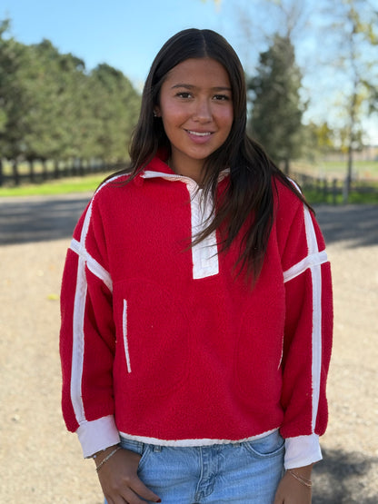 The Ruby 1/2 Zip Sherpa