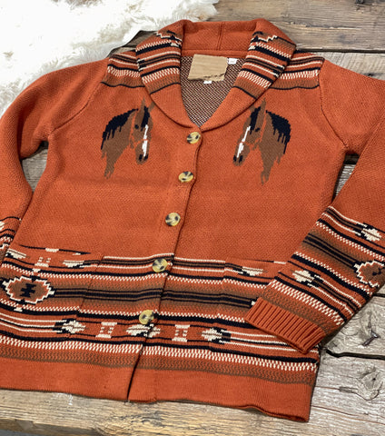 The Langley Sweater - Rust