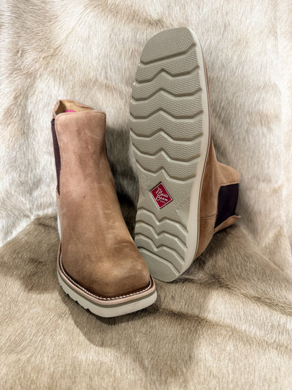 Macie Bean - Tobacco Suede Bootie